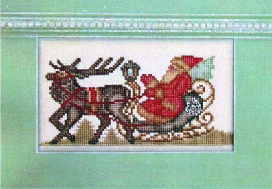 Vintage Santa and Sled